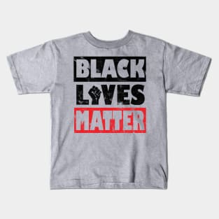 Black Lives Matter black power Kids T-Shirt